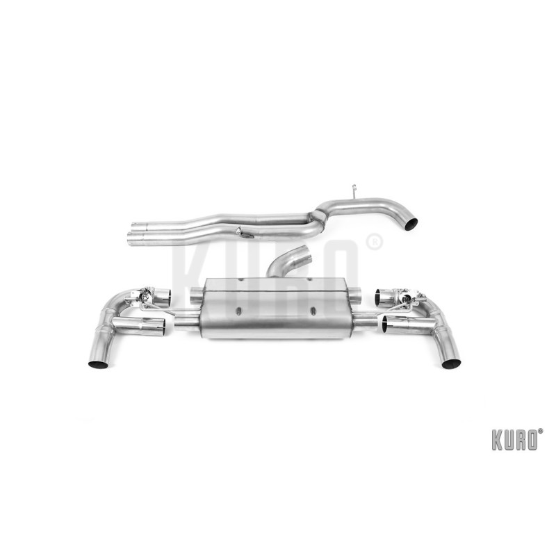 Milltek Audi RS3 8V Sportback 2018+ GPF-back Non-resonated 80mm