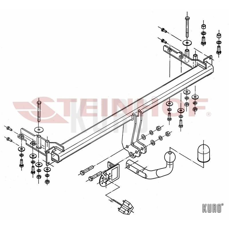Steinhof hak holowniczy Chevrolet Lacetti Hatchback 2004-2010