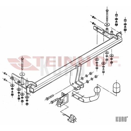 Steinhof hak holowniczy Chevrolet Lacetti Hatchback 2004-2010