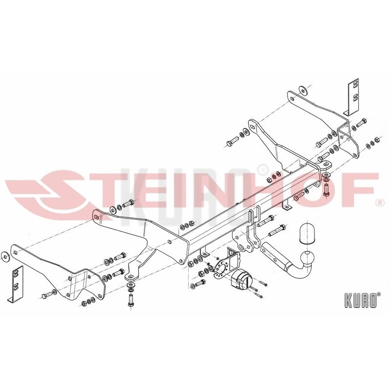 Steinhof hak holowniczy Chevrolet Captiva 2013-2015
