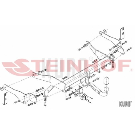 Steinhof hak holowniczy Chevrolet Captiva 2013-2015