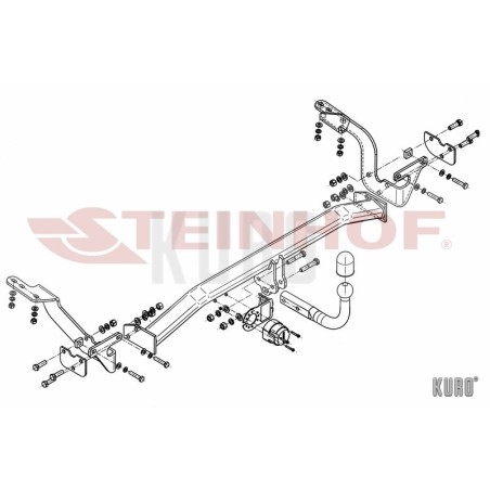 Steinhof hak holowniczy Citroën C4 Picasso I 2006-2013