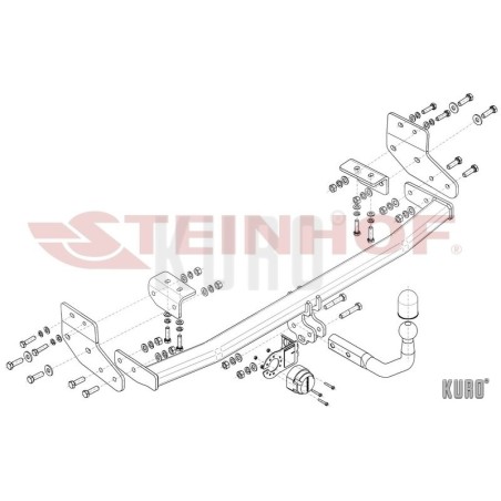 Steinhof hak holowniczy Chrysler PT Cruiser 2000-2010