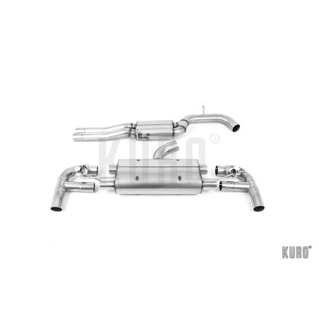 Milltek Audi RS3 8V Sportback 2018+ GPF-back Resonated 80mm (EC)