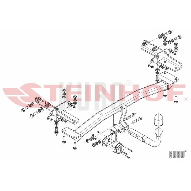 Steinhof hak holowniczy FIAT 500X 2014-2018