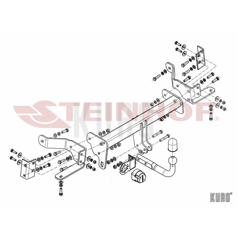 Steinhof hak holowniczy Opel Antara 2007-2015