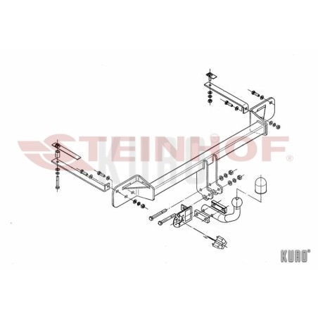 Steinhof hak holowniczy Fiat Punto (2012) 2012-2018