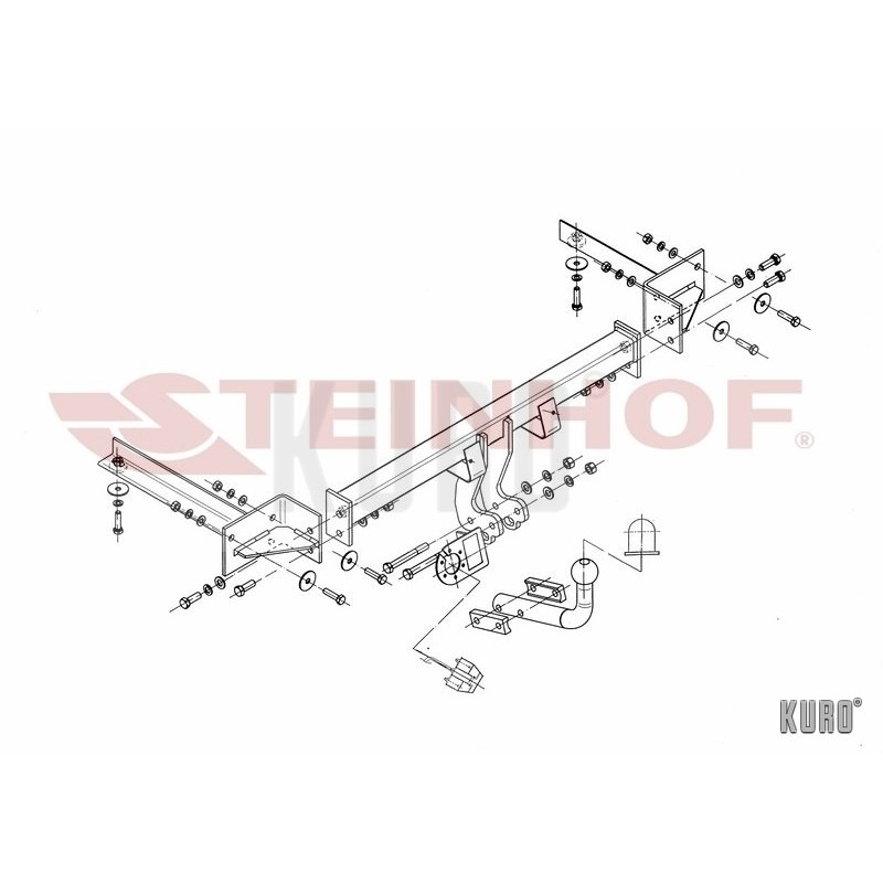 Steinhof hak holowniczy Opel Corsa (E) 2014-2019