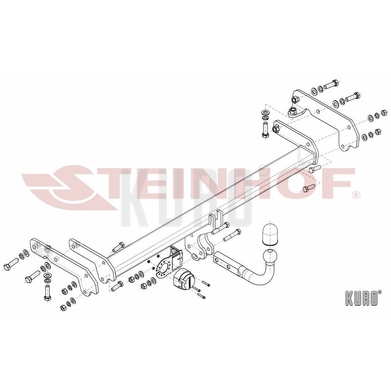 Steinhof hak holowniczy Ford Edge 2016-