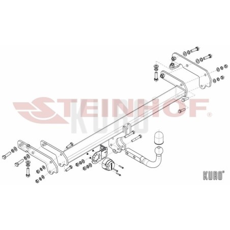 Steinhof hak holowniczy Ford Edge 2016-