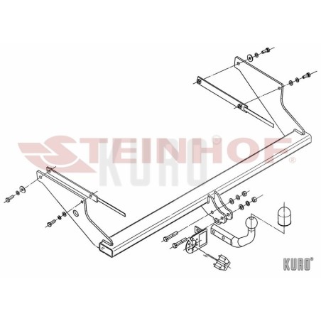 Steinhof hak holowniczy Ford Focus II Kombi 2005-2010
