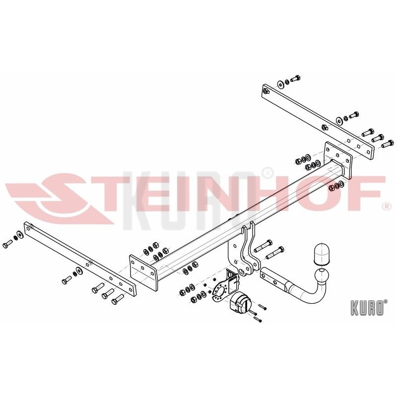Steinhof hak holowniczy Ford Kuga I 2008-2012