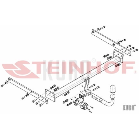 Steinhof hak holowniczy Ford Kuga I 2008-2012