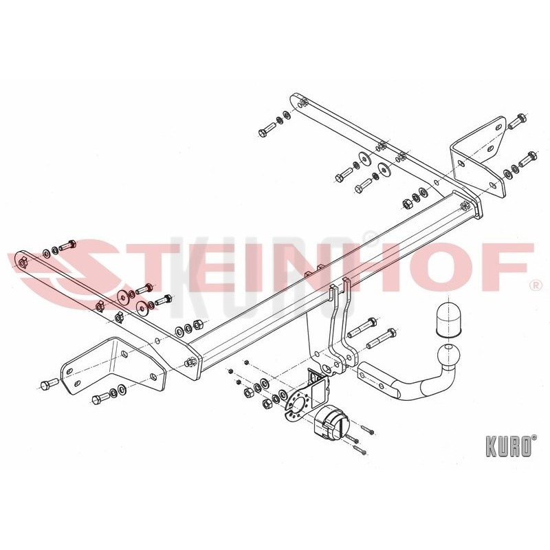 Steinhof hak holowniczy Ford Mondeo Mk5 Hatchback 2014-