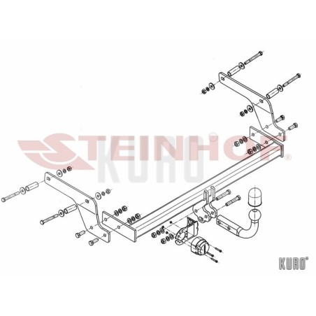 Steinhof hak holowniczy Dacia Sandero II 2013-2021
