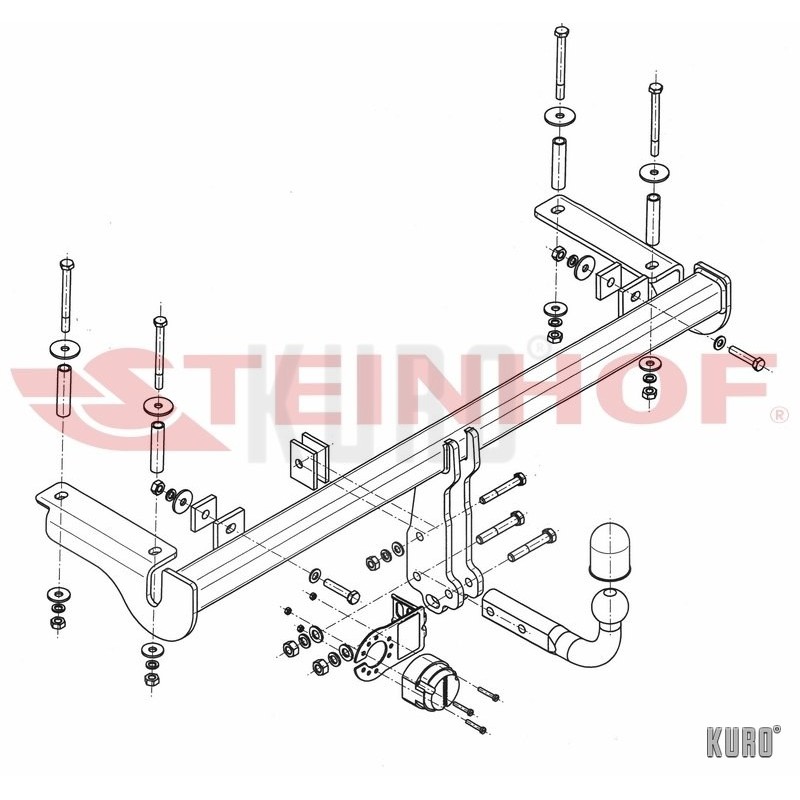 Steinhof hak holowniczy Honda HR-V 1999-2006