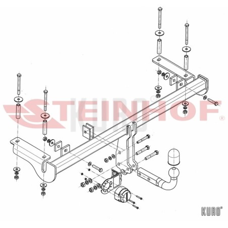 Steinhof hak holowniczy Honda HR-V 1999-2006