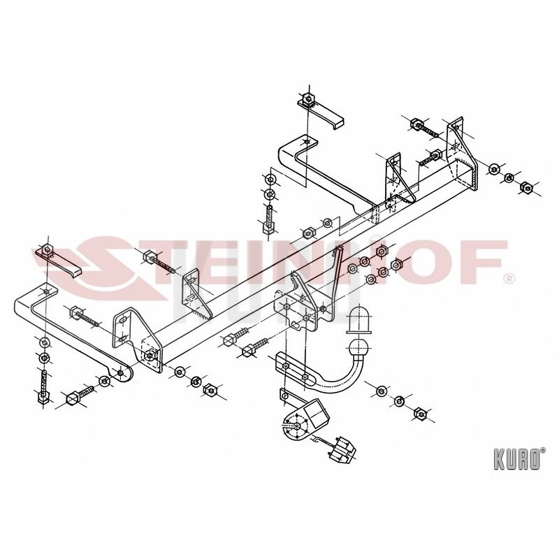 Steinhof hak holowniczy Fiat Panda II 2003-2012