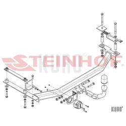 Steinhof hak holowniczy Honda Jazz (GE) 2008-2015