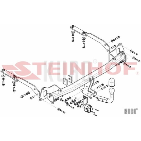 Steinhof hak holowniczy Honda Jazz (GK) 2015-2020