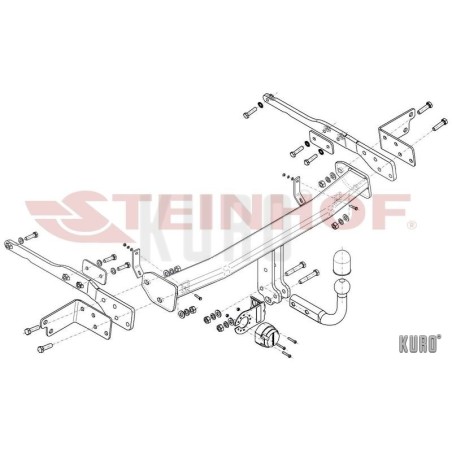 Steinhof hak holowniczy Ford Galaxy III 2015-
