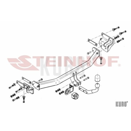Steinhof hak holowniczy KIA Carens IV (RP) 2013-2019