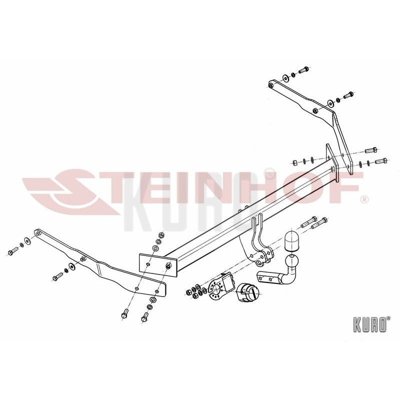Steinhof hak holowniczy Ford Focus III Kombi 2011-2018
