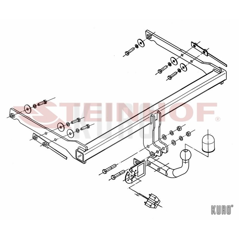 Steinhof hak holowniczy Ford Mondeo Hatchback 2007-2014