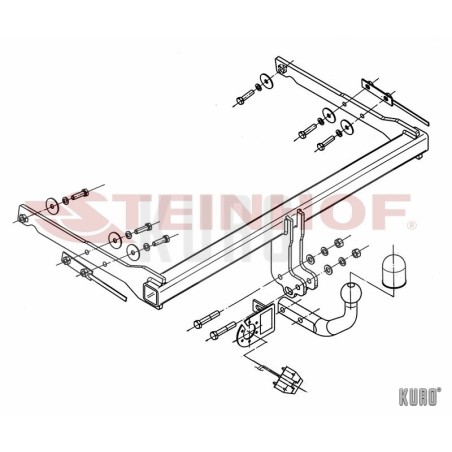 Steinhof hak holowniczy Ford Mondeo Hatchback 2007-2014