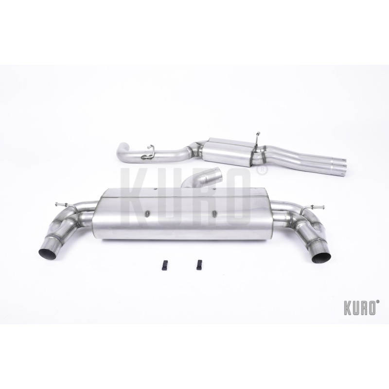 Milltek Audi RS3 8V Sportback Cat-back Non-Valved Resonated