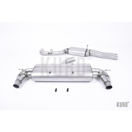 Milltek Audi RS3 8V Sportback Cat-back Non-Valved Resonated