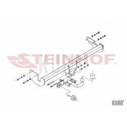 Steinhof hak holowniczy Kia Rio (JB) Hatchback 2005-2009