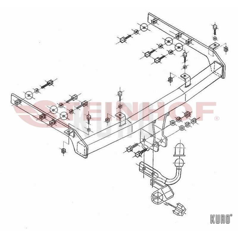 Steinhof hak holowniczy SEAT Alhambra I 1995-2000