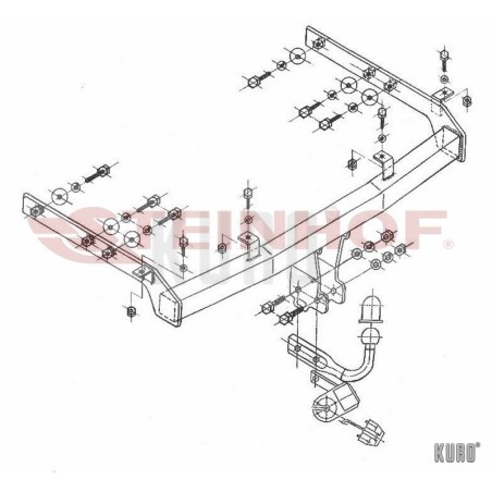 Steinhof hak holowniczy SEAT Alhambra I 1995-2000