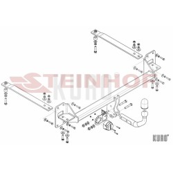 Steinhof hak holowniczy Honda Civic X Hatchback 2017-2022