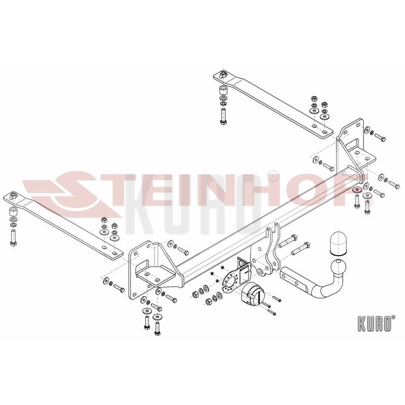 Steinhof hak holowniczy Honda Civic X Hatchback 2017-2022