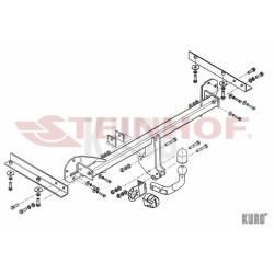 Steinhof hak holowniczy Honda Civic IX Hatchback 2012-2014