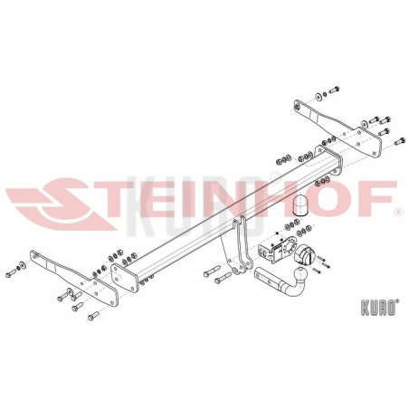 Steinhof hak holowniczy SEAT Alhambra II 2012-