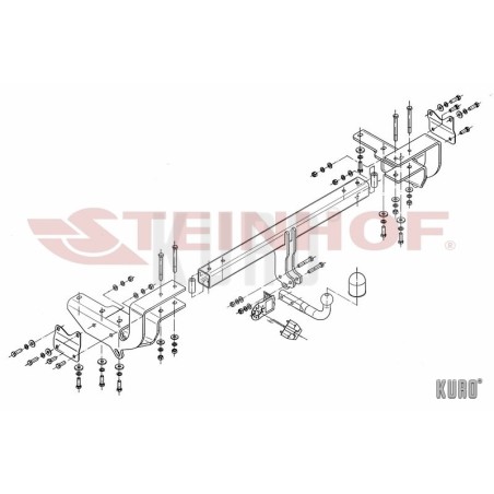 Steinhof hak holowniczy Lexus RX 2009-2015