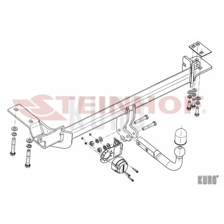 Steinhof hak holowniczy Land Rover Range Evoque (L538) 2011-2018