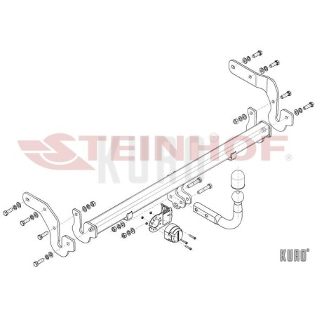 Steinhof hak holowniczy Hyundai Matrix 2001-2010