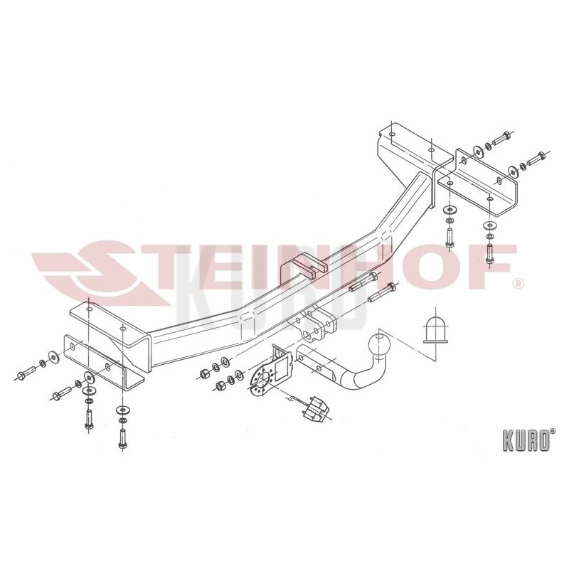 Steinhof hak holowniczy Hyundai ix35 2010-2015