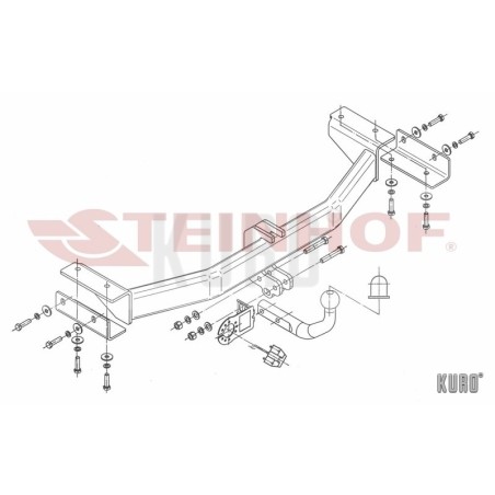 Steinhof hak holowniczy Hyundai ix35 2010-2015