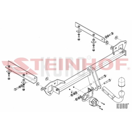 Steinhof hak holowniczy Subaru Impreza Hatchback (GR/GH) 2007-2012