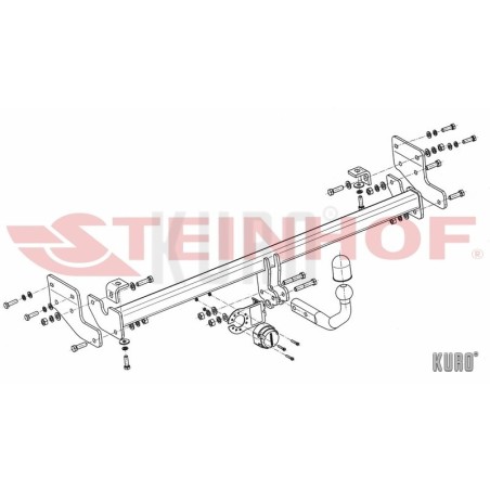 Steinhof hak holowniczy Kia Soul II 2014-2018