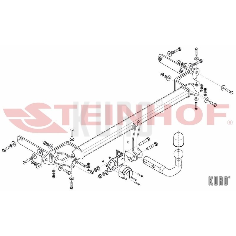 Steinhof hak holowniczy Kia Stonic 2017-2020