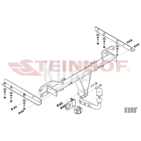 Steinhof hak holowniczy Subaru Outback (BR) 2009-2015