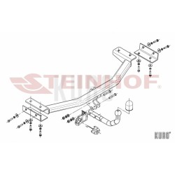 Steinhof hak holowniczy Kia Sportage III (SL) 2010-2015