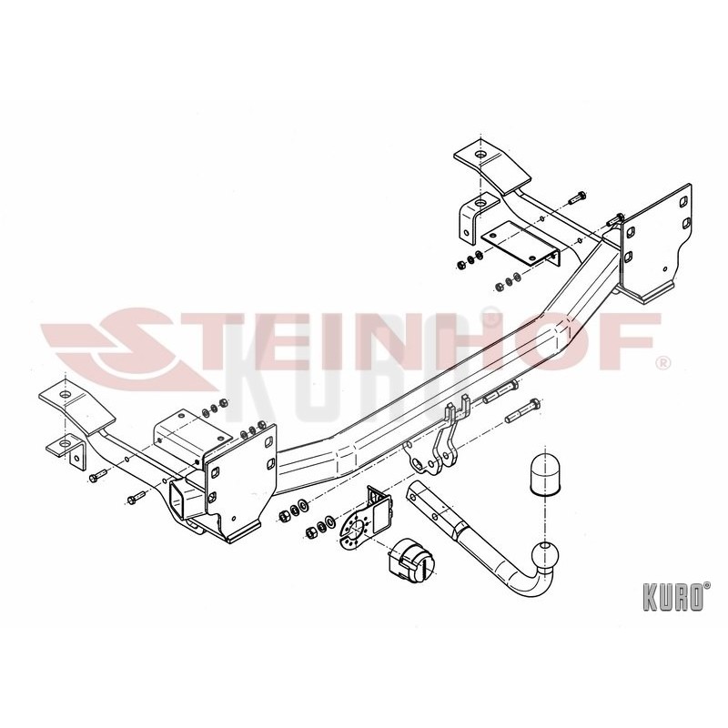 Steinhof hak holowniczy Land Rover Range (L322) 2002-2012