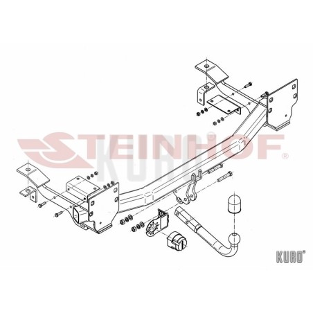 Steinhof hak holowniczy Land Rover Range (L322) 2002-2012